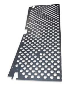 Sheet metal partition upper f/Step Caravan wo/air duct